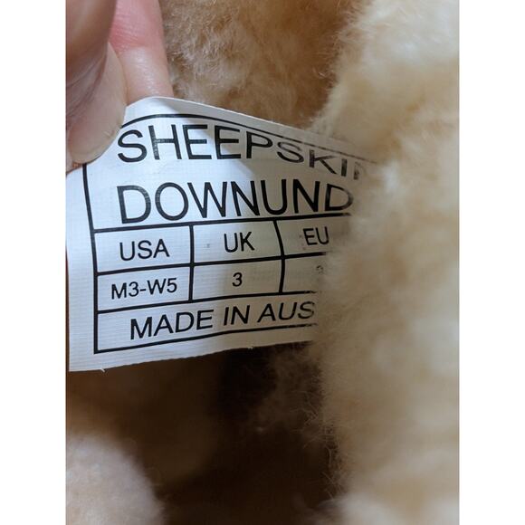 Sheepskins Downunder Sherpa Boots, Handmade Australia M3 W5 Women's 5 Unisex New - Picture 4 of 6